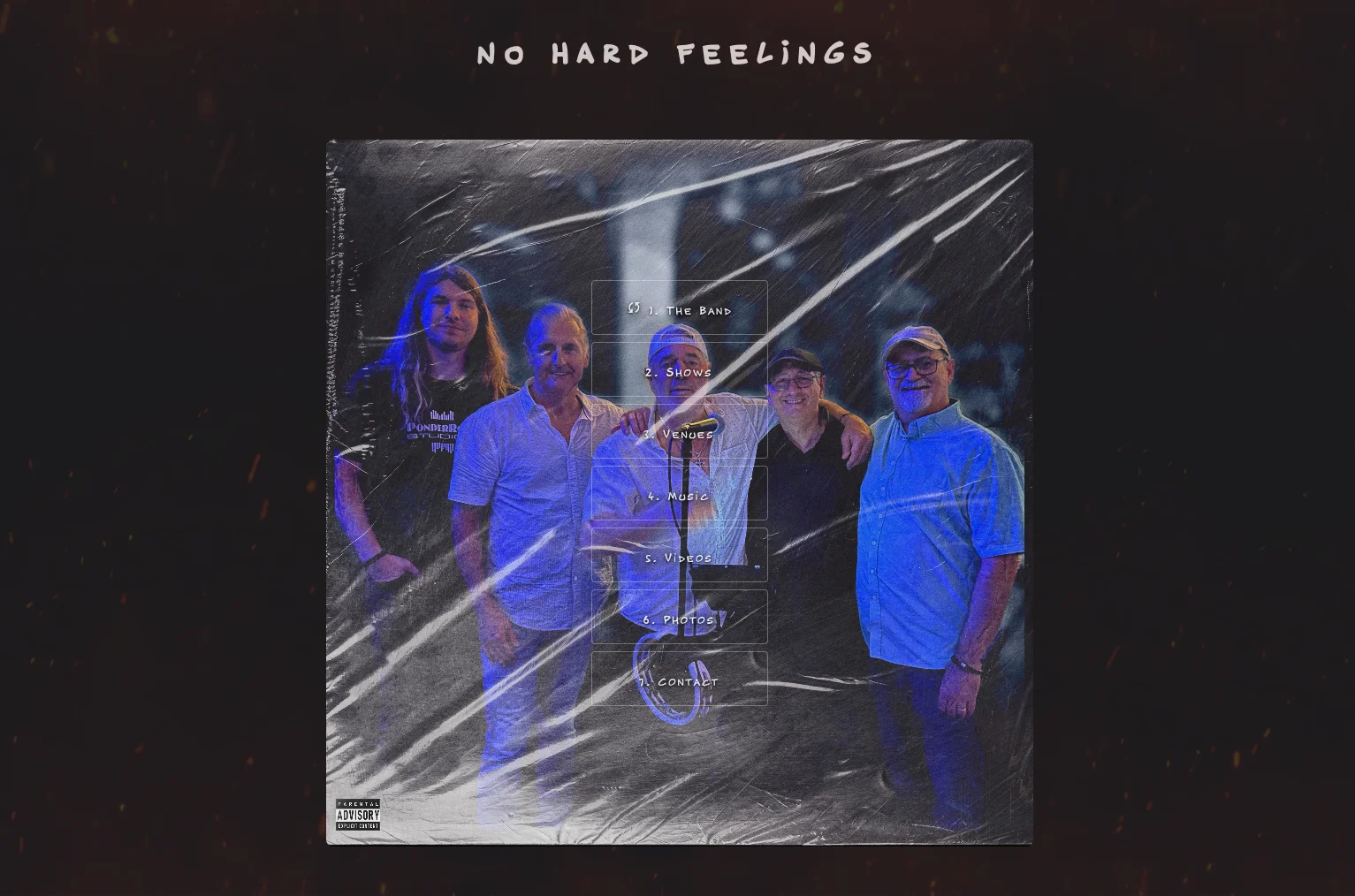 No Hard Feelings landing page